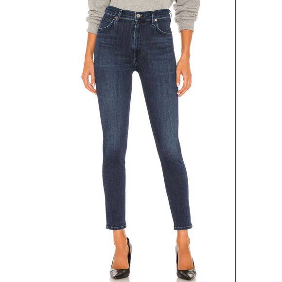 CITIZENS OF HUMANITY‎ Chrissy High Rise Skinny Denim Sz 29 - Picture 1 of 6